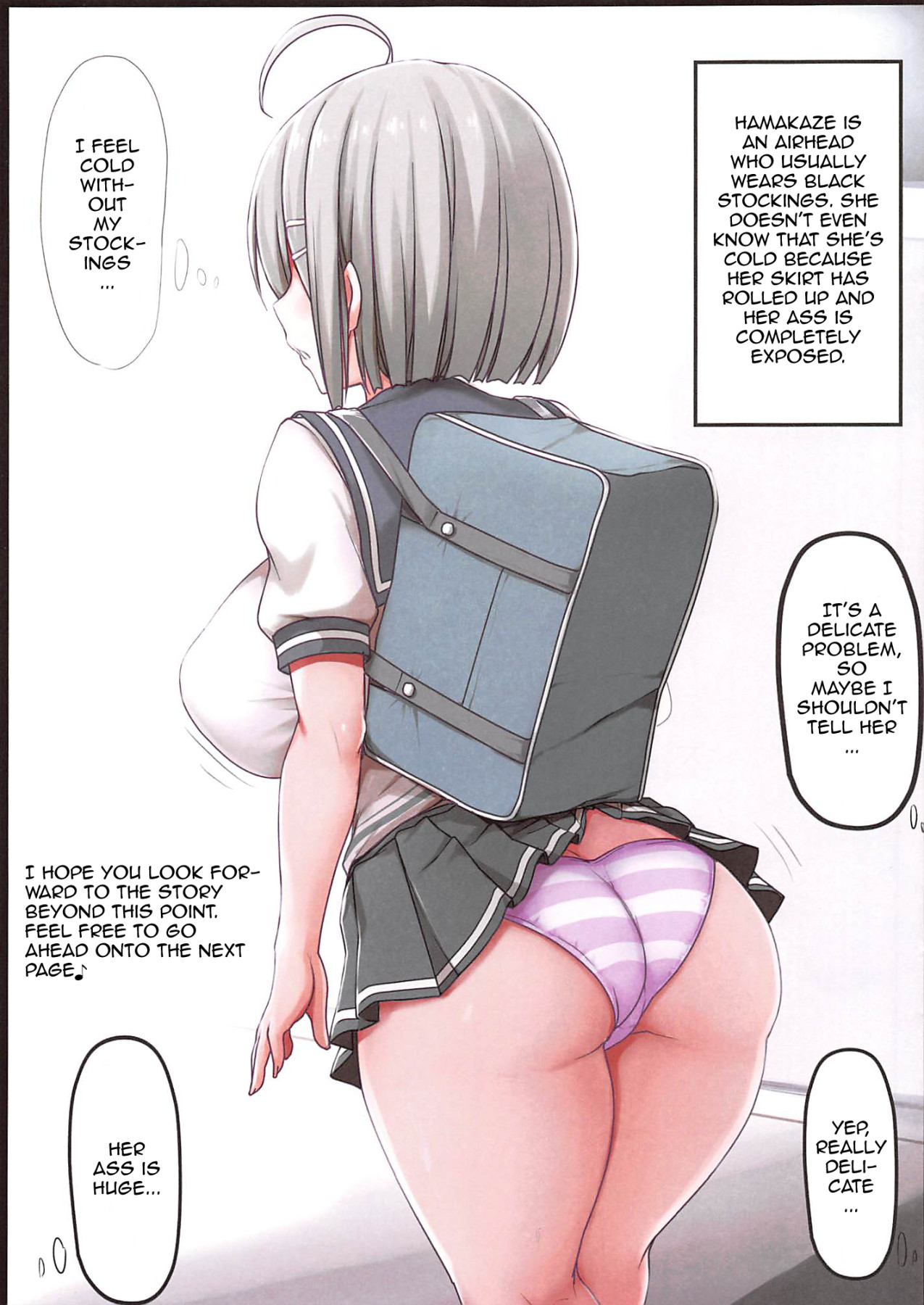 Hentai Manga Comic-Having S-E-X With Everyone's Hamakaze-Read-3